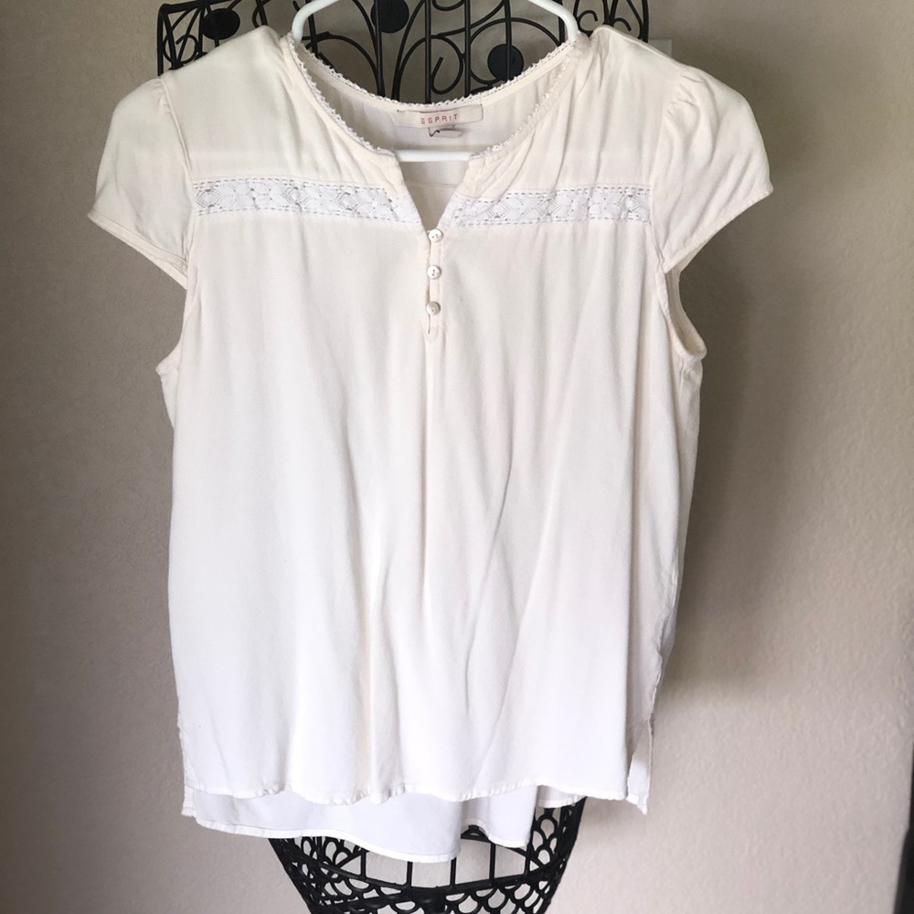 Cream Blouse